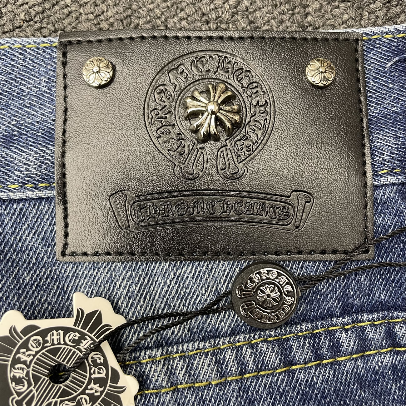 Chrome Hearts Blue Jeans Cross Patch (6) - newkick.app